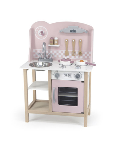 VIGA PolarB Kuchnia z Akcesoriami Silver - Pink