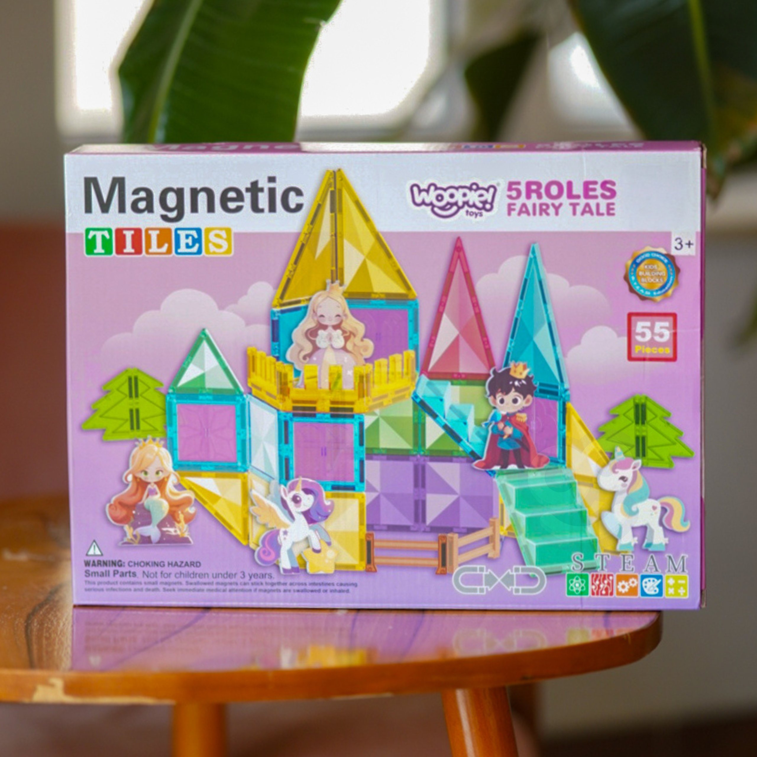 Magiczny Zamek 3D - Magnetyczne Klocki Konstrukcyjne Woopie - 9 z 9