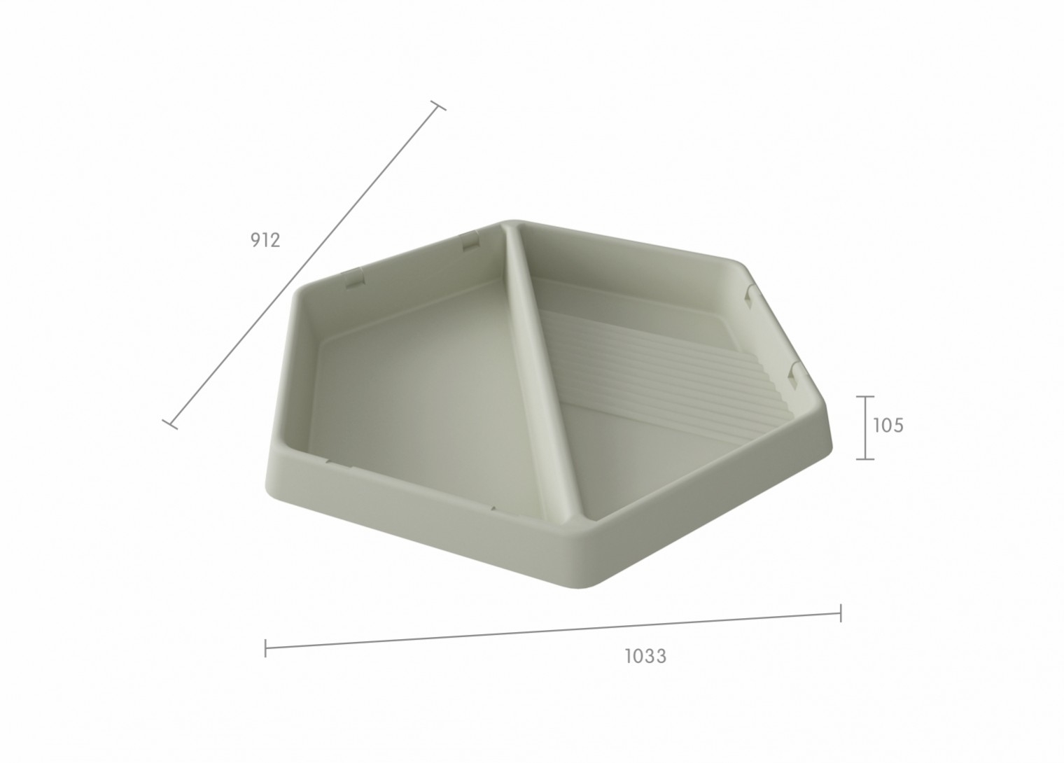 Sześciokątny stolik do zabawy piaskiem i wodą 2 komory regulowana wysokość - 3 z 4