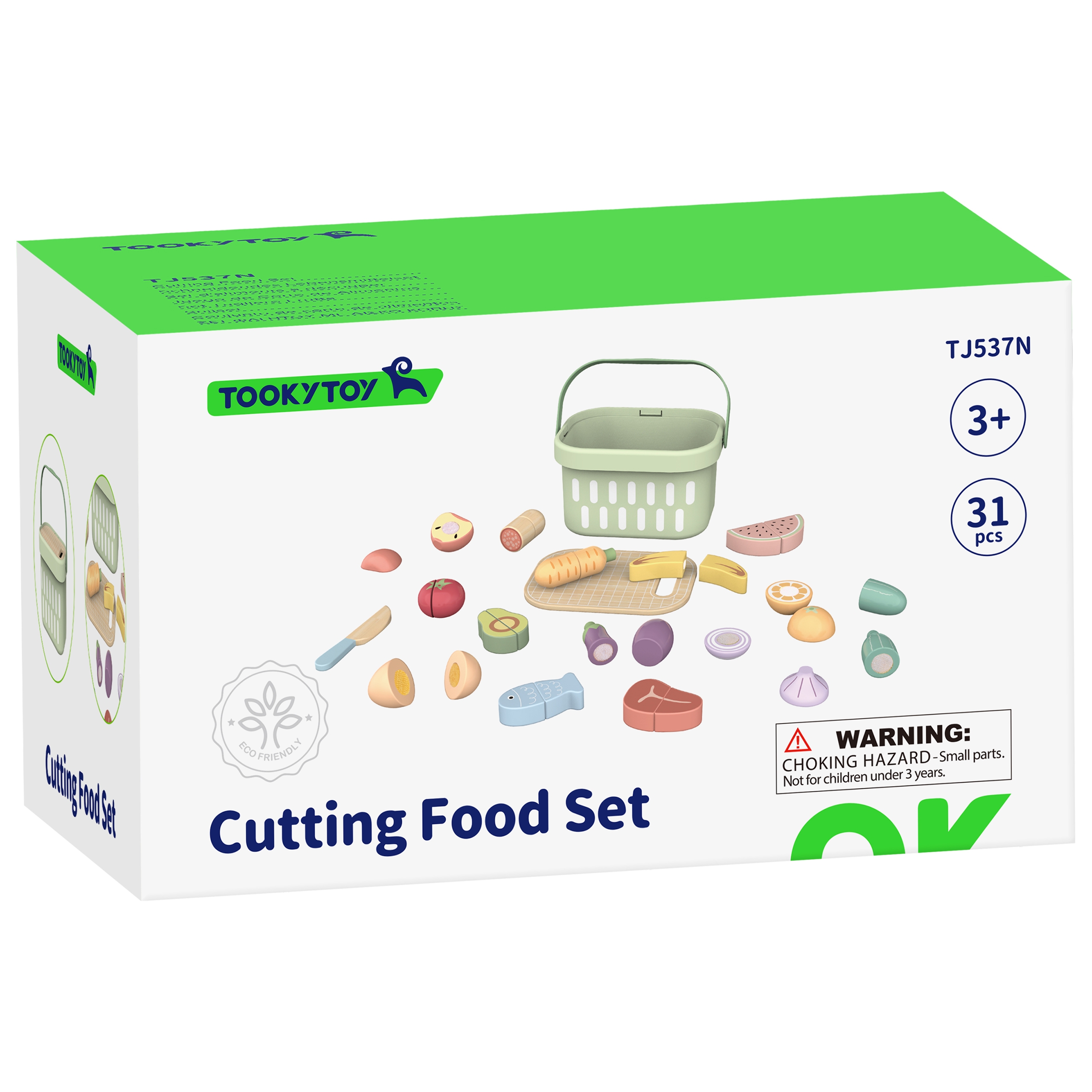 Drewniany zestaw żywność warzywa owoce - 29 z 29