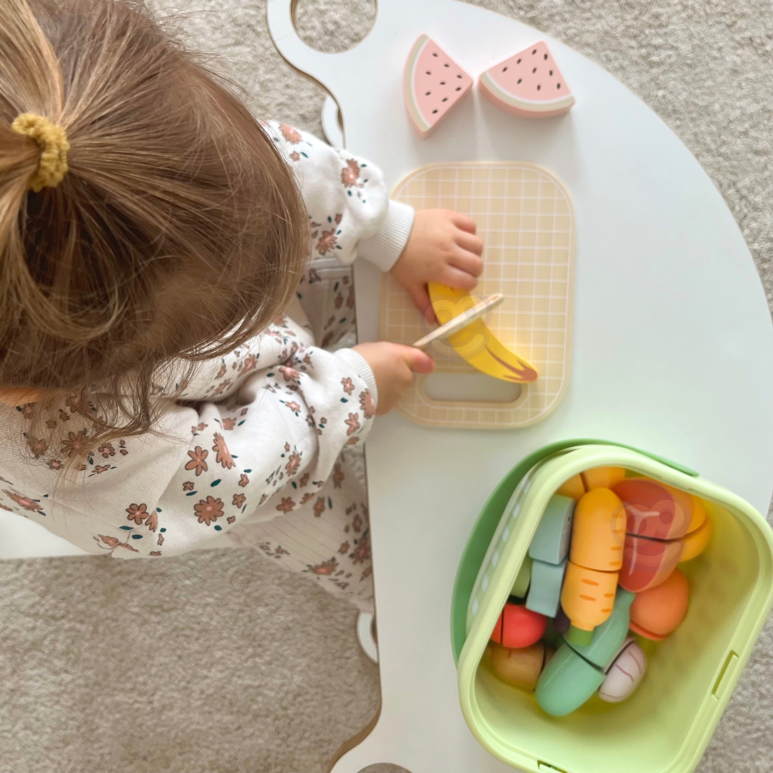 Drewniany zestaw żywność warzywa owoce - 22 z 29