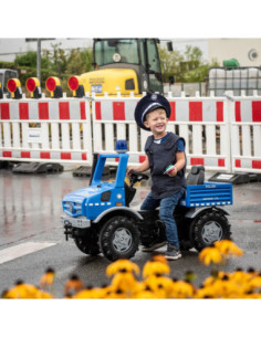 Rolly Toys Ciężarówka Samochód na pedały Unimog Merc-Benz Policja 2