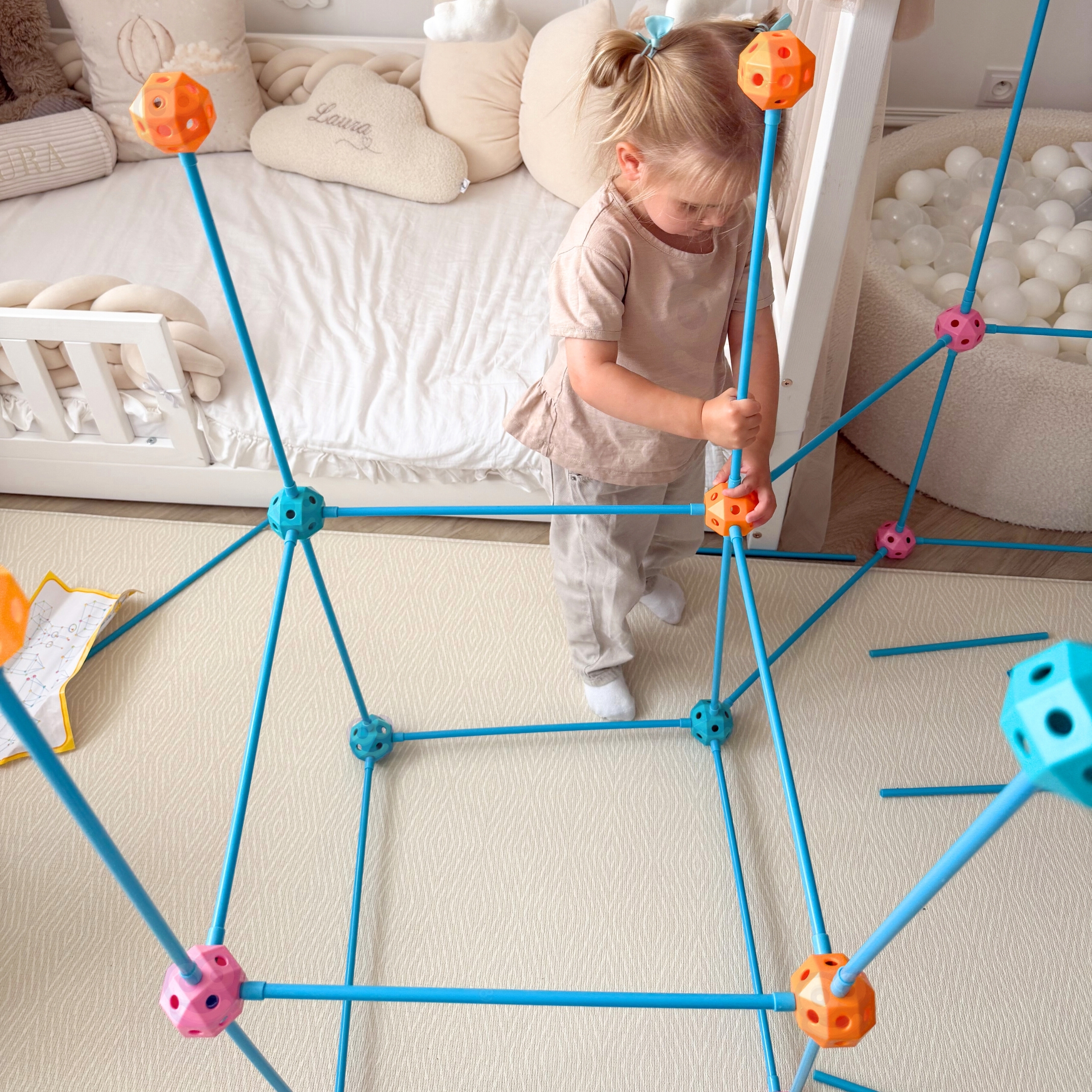 MegaBajka - XXL zestaw konstruktora namiotów i baz - 10 z 14