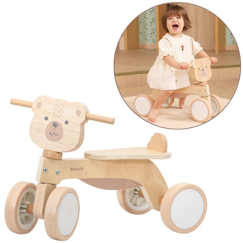 Misiobieg Drewniany Jeździk PolarB - 9 z 9