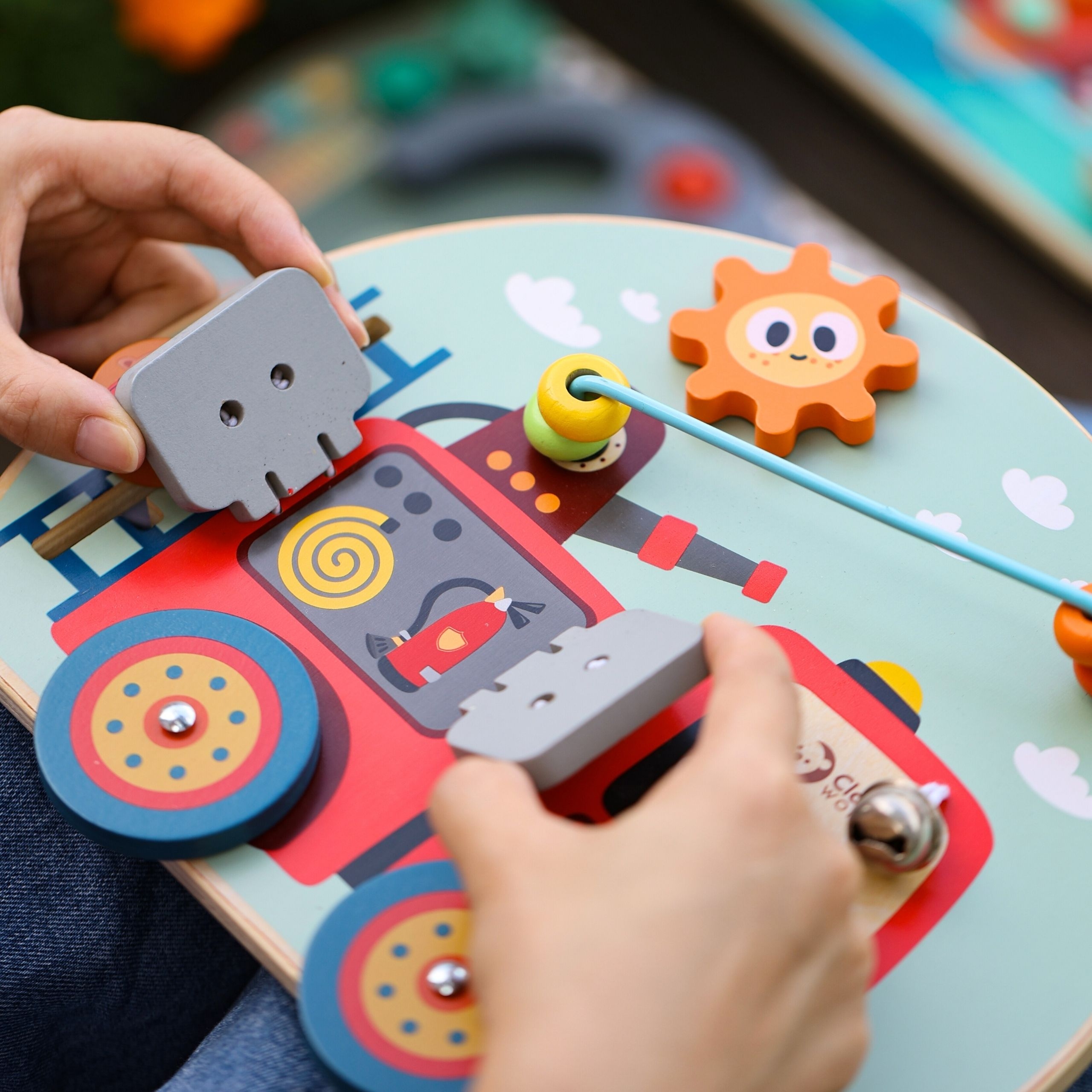 Tablica manipulacyjna wielofunkcyjna 6w1 straż - 14 z 16