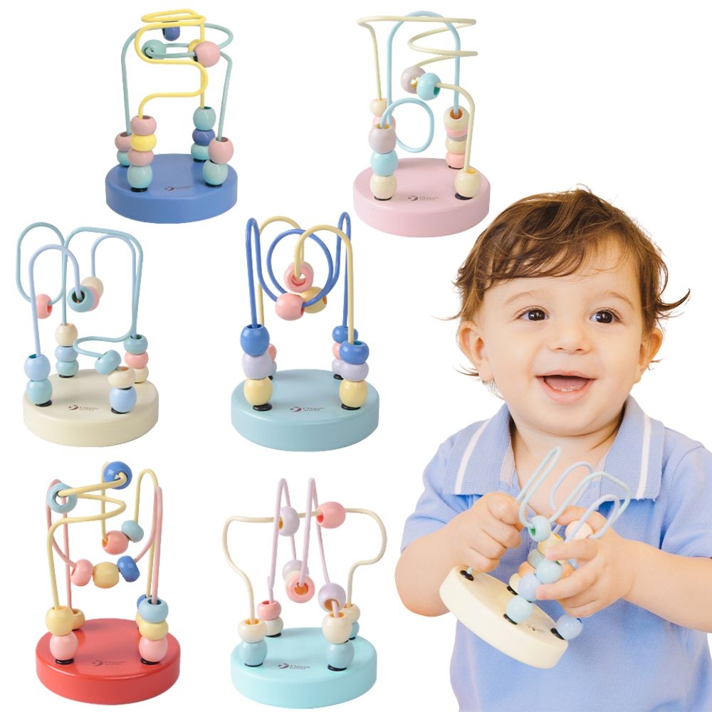 Pętla motoryczna logiczna przeplatanka edukacyjna labirynt dla dzieci 1 szt. - 10 z 10