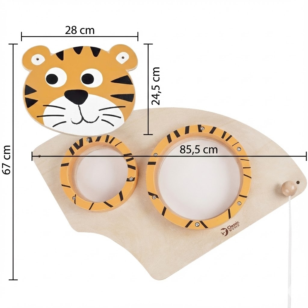 Muzyczna tablica ścienna tygrysek - 8 z 8