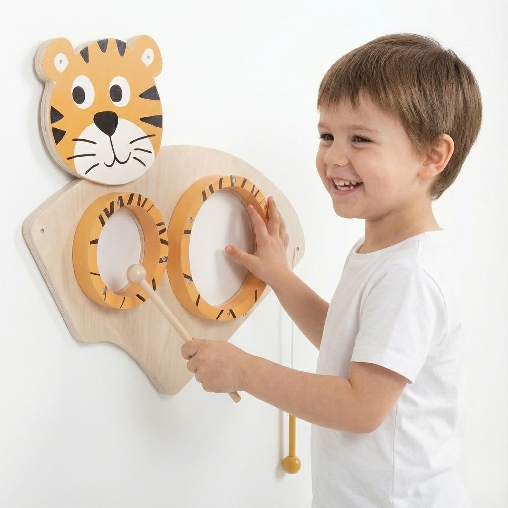 Muzyczna tablica ścienna tygrysek - 7 z 8