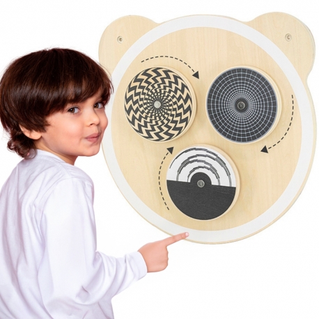 VIGA FSC Drewniana Tablica Wirujące Punkty