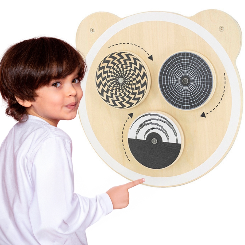 Drewniana tablica wirujące punkty certyfikat fsc - 6 z 6