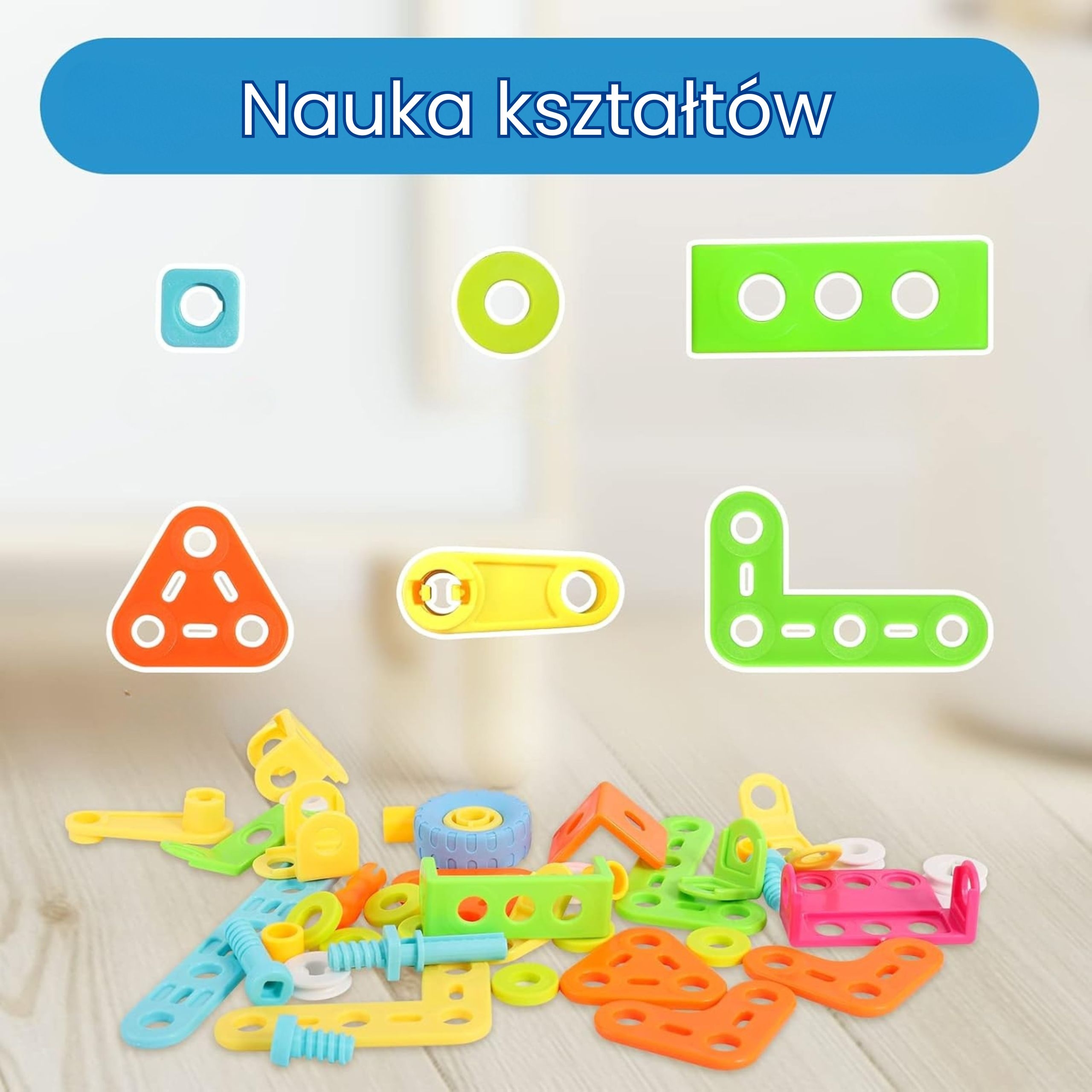 Zestaw pojazdów klocki konstrukcyjny 6w1 stem - 17 z 18