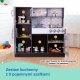 TOOKY TOY Kuchnia Drewniana Nowoczesna Akcesoria