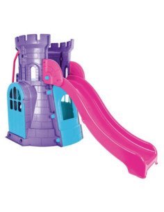 WOOPIE Castle Tower with Slide Playhouse for Children