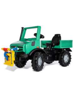 Rolly Toys Ciężarówka Samochód na Pedały  Unimog Mercedes-Benz Wyciągarka 2