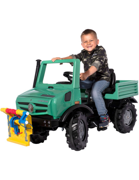 Rolly Toys Ciężarówka Samochód na Pedały  Unimog Mercedes-Benz Wyciągarka