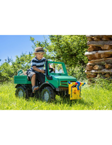 Rolly Toys Ciężarówka Samochód na Pedały  Unimog Mercedes-Benz Wyciągarka