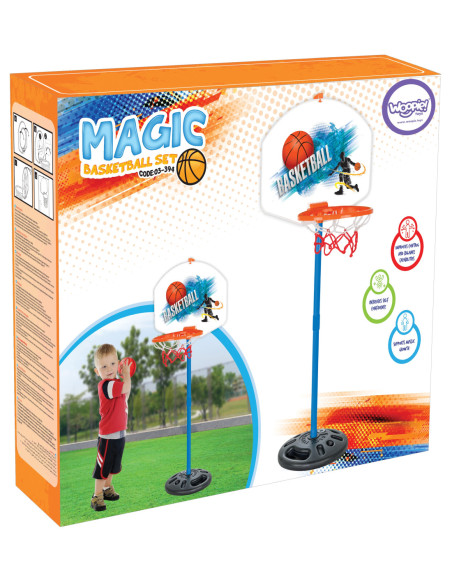 WOOPIE Koszykówka Klasyczna + Piłka