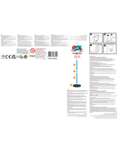 WOOPIE Koszykówka Klasyczna + Piłka