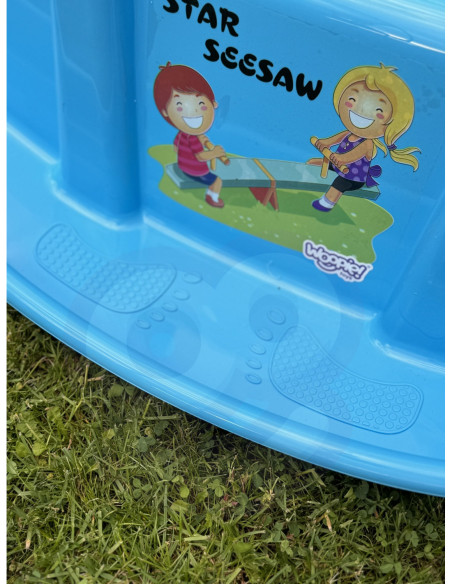 WOOPIE Huśtawka Dwuosobowa Równoważna Niebieska