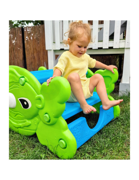 WOOPIE Stolik Piknikowy Huśtawka Bujak 2w1 Zielony