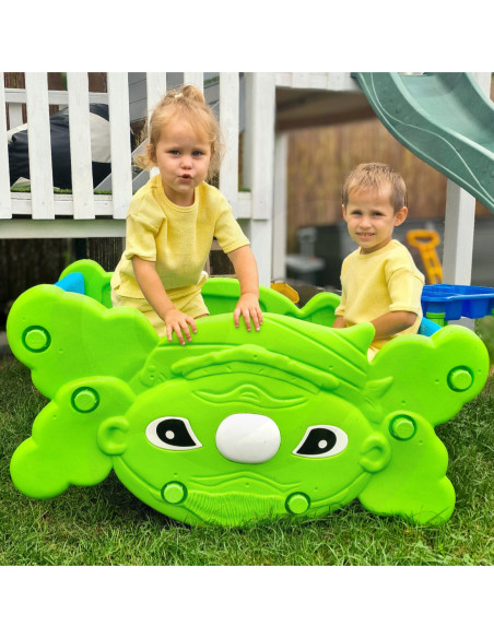 WOOPIE Stolik Piknikowy Huśtawka Bujak 2w1 Zielony