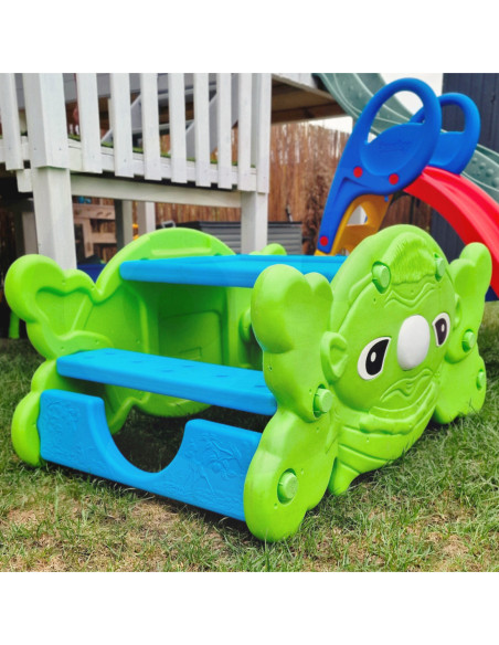 WOOPIE Stolik Piknikowy Huśtawka Bujak 2w1 Zielony