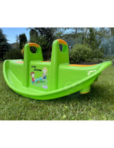 WOOPIE Bujak Wieloosobowy STAR Huśtawka Równoważna Zielona 2