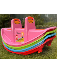 WOOPIE Bujak Wieloosobowy STAR Huśtawka Równoważna Różowa 2