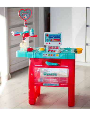 WOOPIE Gabinet Małego Lekarza Doktora Światło Dźwięk + 22 akc