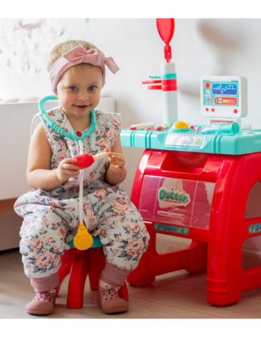 WOOPIE Gabinet Małego Lekarza Doktora Światło Dźwięk + 22 akc