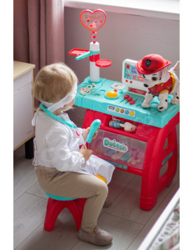 WOOPIE Gabinet Małego Lekarza Doktora Światło Dźwięk + 22 akc