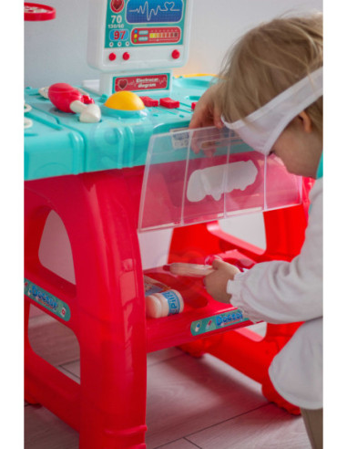 WOOPIE Gabinet Małego Lekarza Doktora Światło Dźwięk + 22 akc