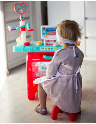 WOOPIE Gabinet Małego Lekarza Doktora Światło Dźwięk + 22 akc