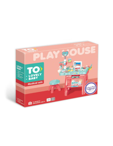 WOOPIE Gabinet Małego Lekarza Doktora Światło Dźwięk + 22 akc