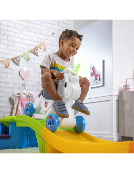Step2 Kolejka Górska Tor Jeździk Jednorożec Unicorn