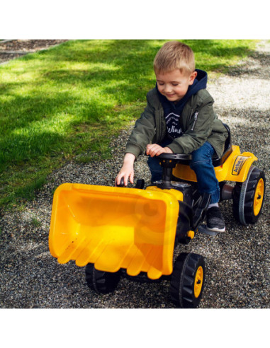 WOOPIE Ogromny Traktor Na Pedały Spychacz Żółty