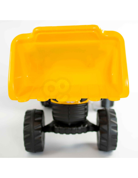 WOOPIE Ogromny Traktor Na Pedały Spychacz Żółty