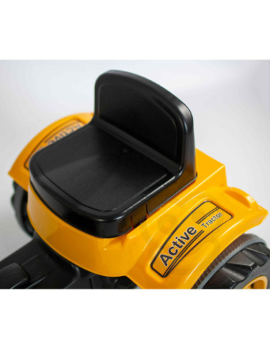 WOOPIE Ogromny Traktor Na Pedały Spychacz Żółty