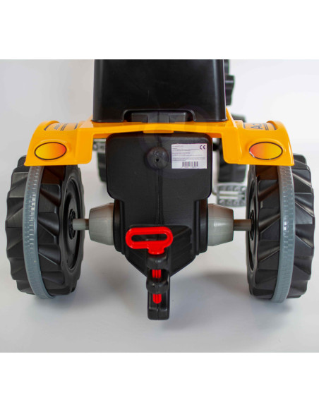 WOOPIE Ogromny Traktor Na Pedały Spychacz Żółty