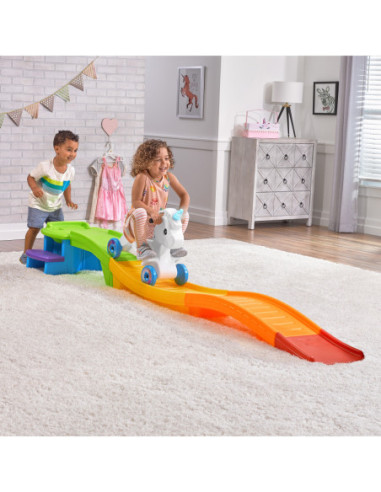 Step2 Kolejka Górska Tor Jeździk Jednorożec Unicorn