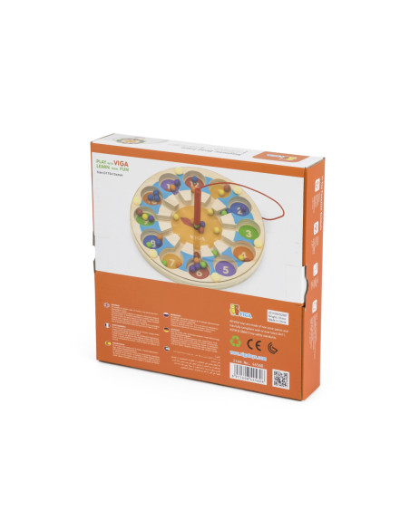 Viga Drewniana Gra magnetyczna Zegar Labirynt Magnetyczny