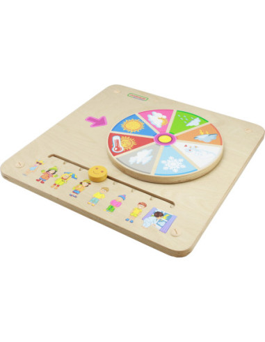 MASTERKIDZ Tablica Edukacyjna Pogoda