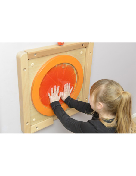 MASTERKIDZ Tablica Edukacyjna Sensoryczna Pomarańcza