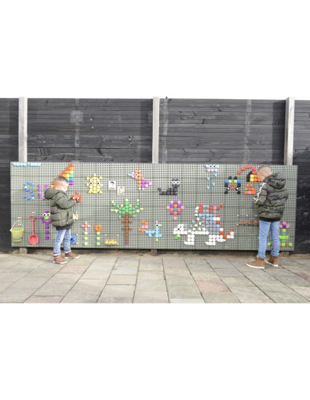 MASTERKIDZ Panel Ścienny Tablica Naukowa Kreatywna STEM Tablica na zewnątrz Outdoor Zestaw 2szt