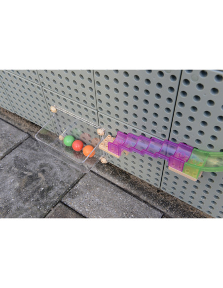 MASTERKIDZ Zestaw Konstrukcyjny Tor dla Piłek Tablica STEM 120elementów