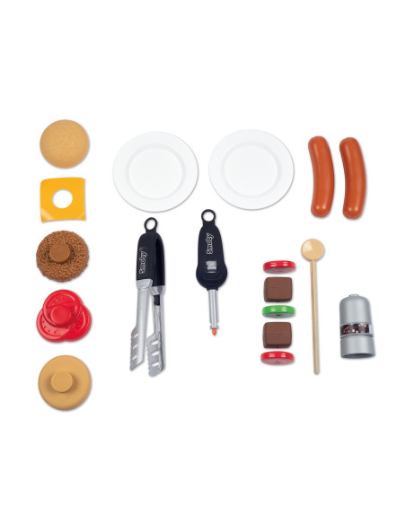 Smoby Grill Ogrodowy dla dzieci Barbecue 18 akcesoriów