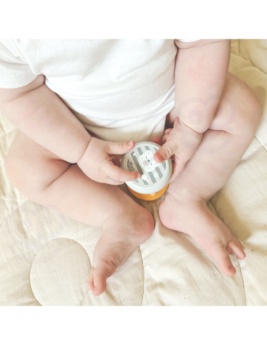 VIGA PolarB Drewniana Grzechotka Ze Zwierzątkiem