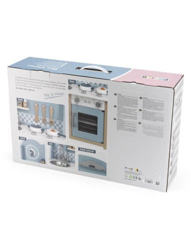 VIGA PolarB Kuchnia z Akcesoriami Silver - Pink