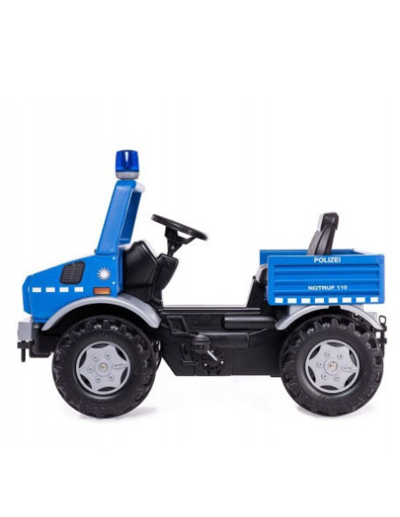 Rolly Toys Ciężarówka Samochód na pedały Unimog Merc-Benz Policja