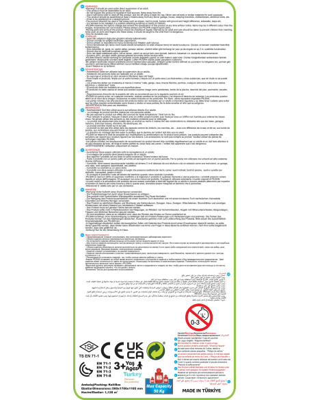 WOOPIE Zamek Wieża ze Zjeżdżalnią Domek Plac Zabaw dla Dzieci